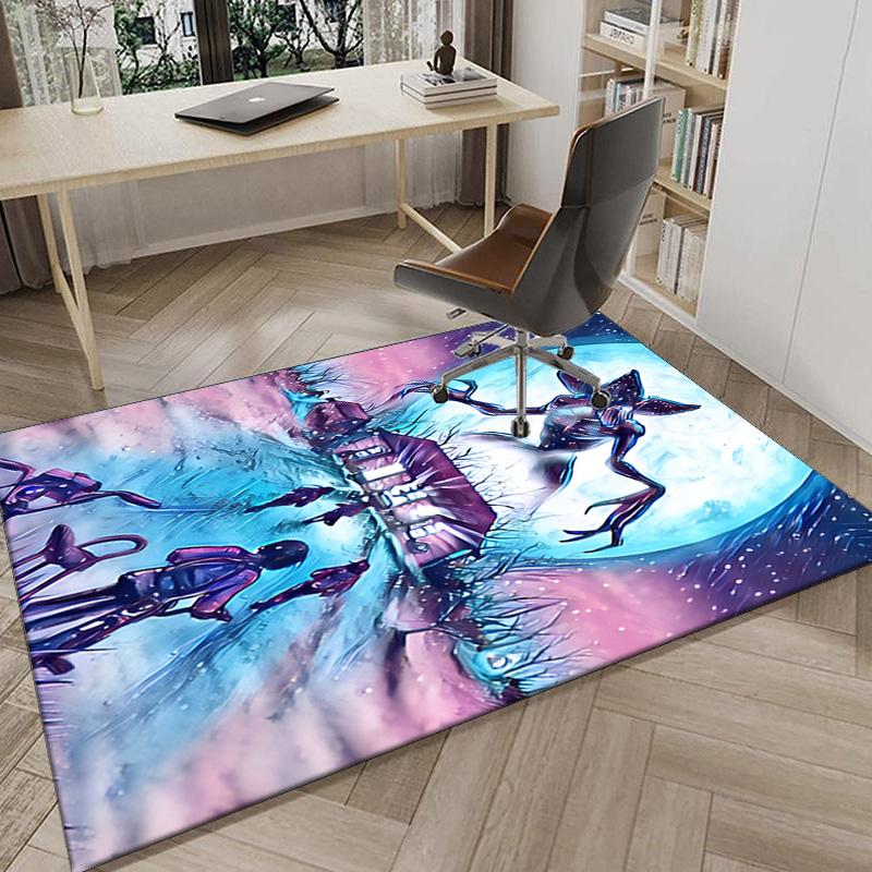 Stranger Sci-fi Adventure Carpet, Chair Rug,Rug for Office Bedroom living rooms, Doormat decor Fan Gift Christmas Gift
