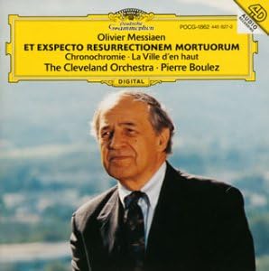

CD CLEVELAND ORCHESTRA, MESSIAEN; BOUL - Messiaen: Chronochromy POCG1862 Deutsche Grammo Japan Classical Used