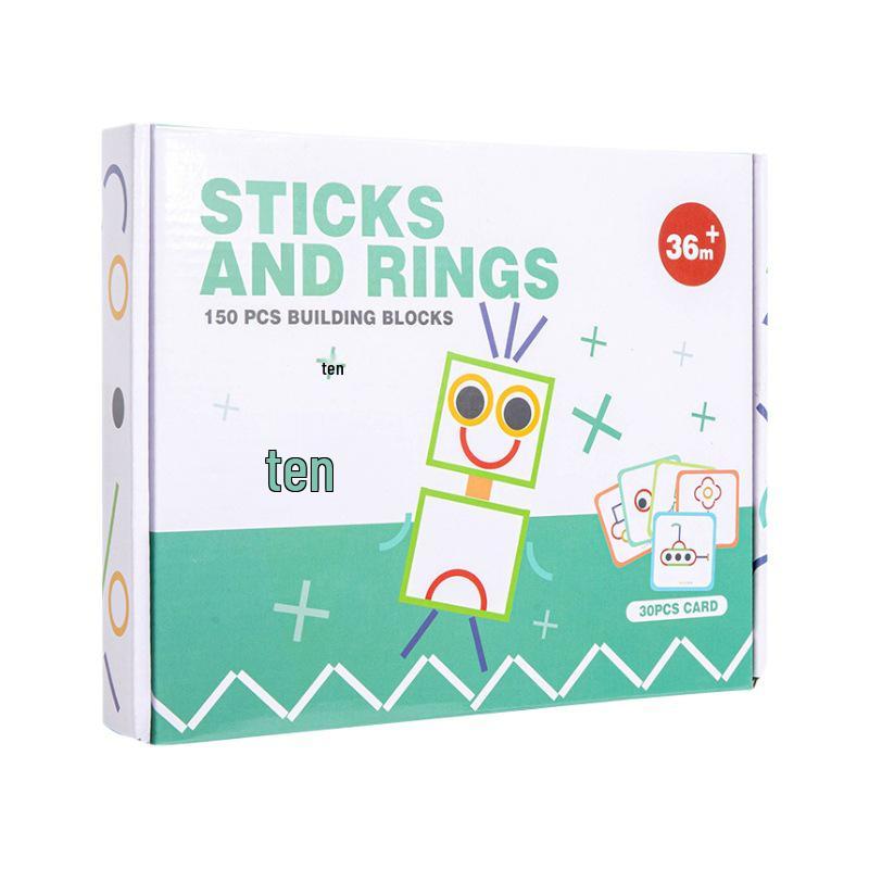 Creative Circle Wooden Puzzle Toy for Ages 3-6: Early Education Building Blocks