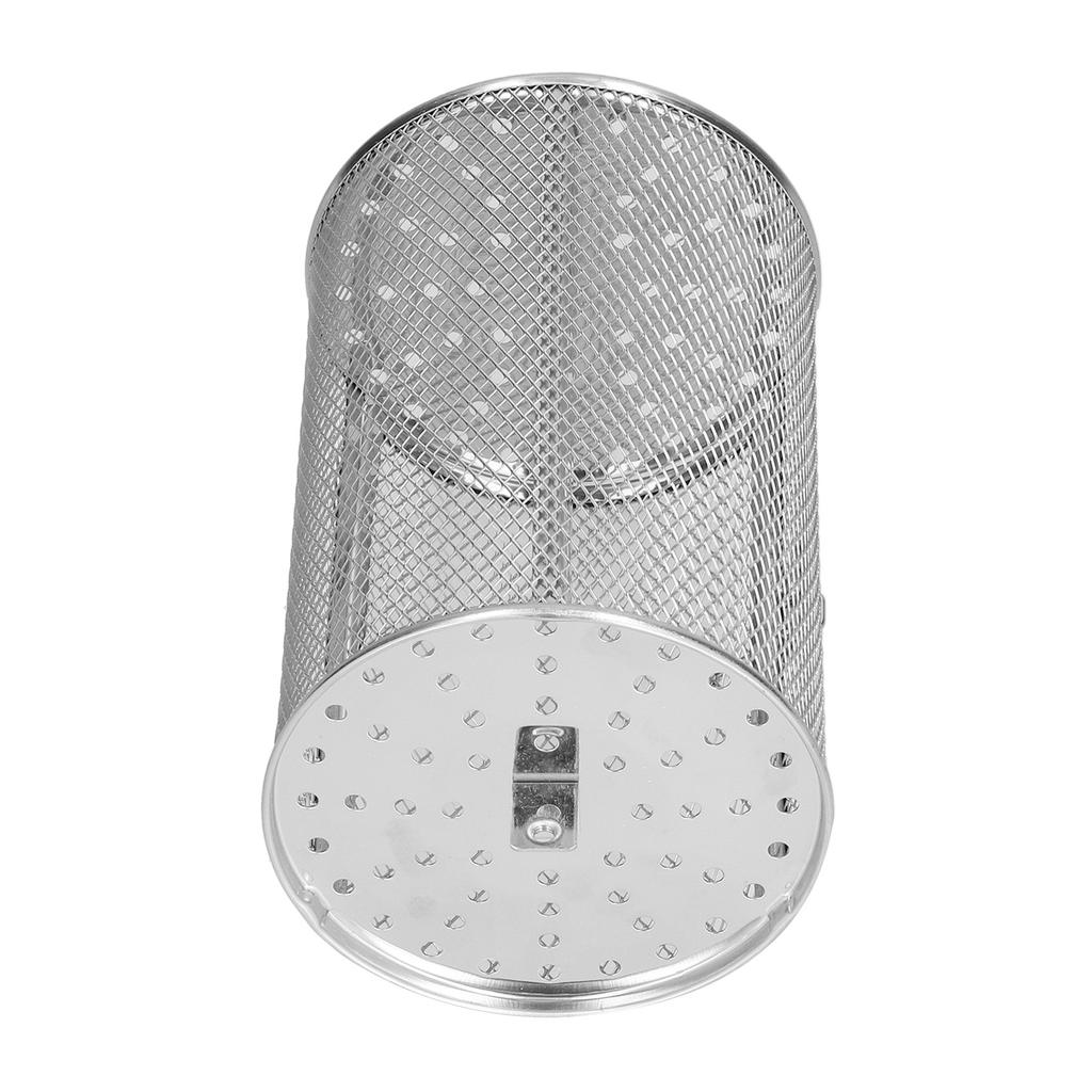 360 Degree Rotatable Fryer Basket Stainless Steel Baking Tool for Kitchen Electric Oven 12x12x18cm