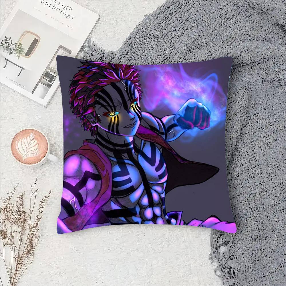 Akaza Anime Demon Slayer Kissenbezug Sofakissenbezug Zimmer Heimdekoration