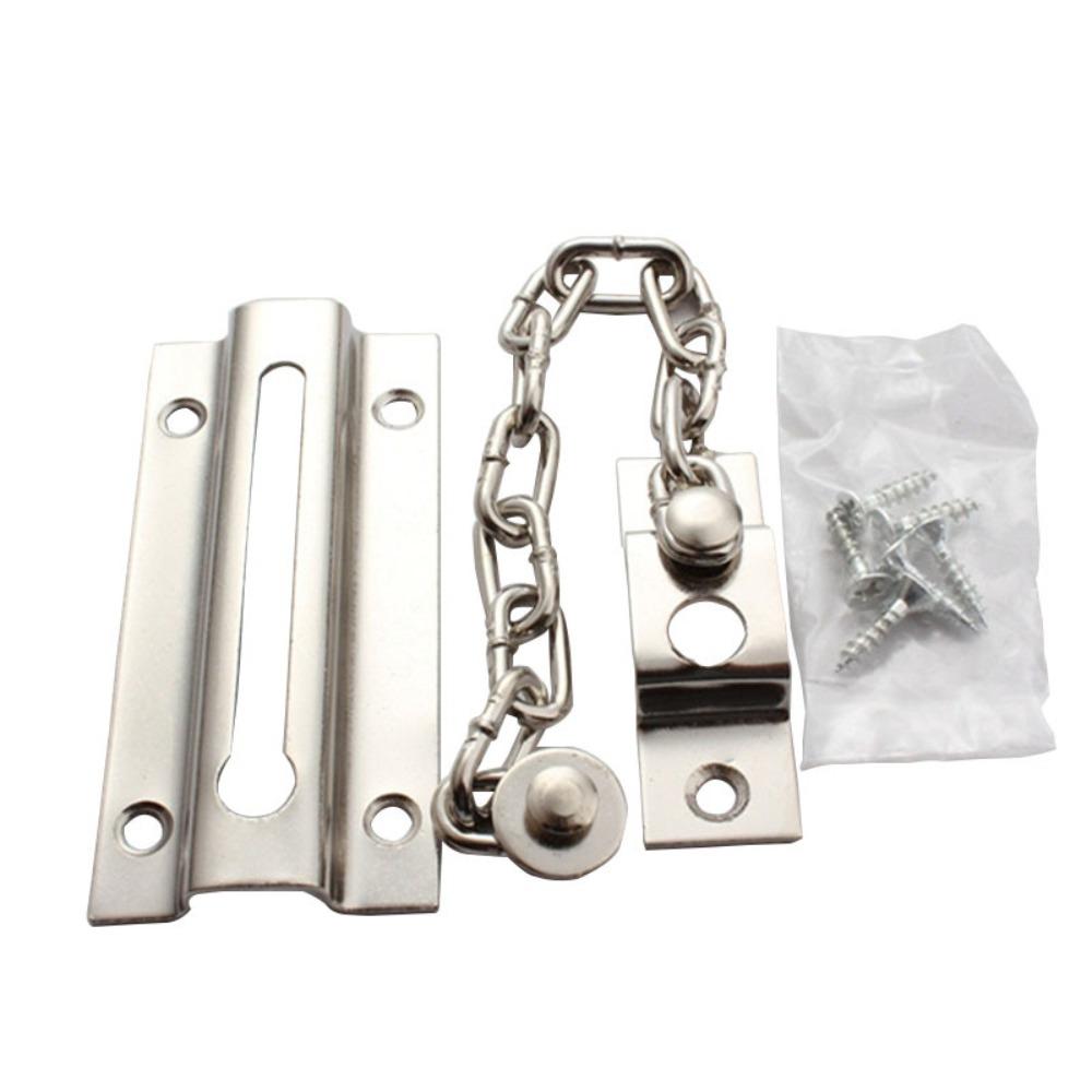 Anti-Theft Door Chain Lock Anti-Corrosion Secondary Door Lock Extra Door Lock  Home Security