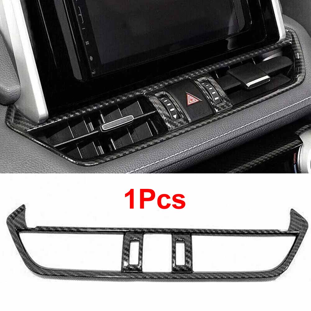 8) Car Interior Central Console Air Outlet Vent Trim for Toyota For RAV4 2019 2025 Easy Installation High Reliability
