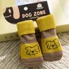 Four Seasons Non-Slip Pet Socks with Big-Eyed Cartoon Design