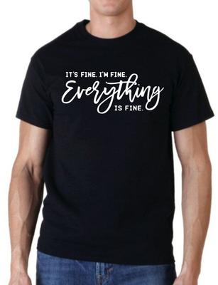 Ça va, je vais bien, tout va bien t-shirt tee drôle