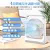 10400mAh Large Capacity Quiet Desktop New USB Rechargeable Fan with Super Strong Large and Suitable for and Adjustable 4 Airflow Heatstroke White &