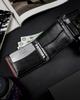 Men's wallet made of natural grain leather with a removable card holder - Rovicky