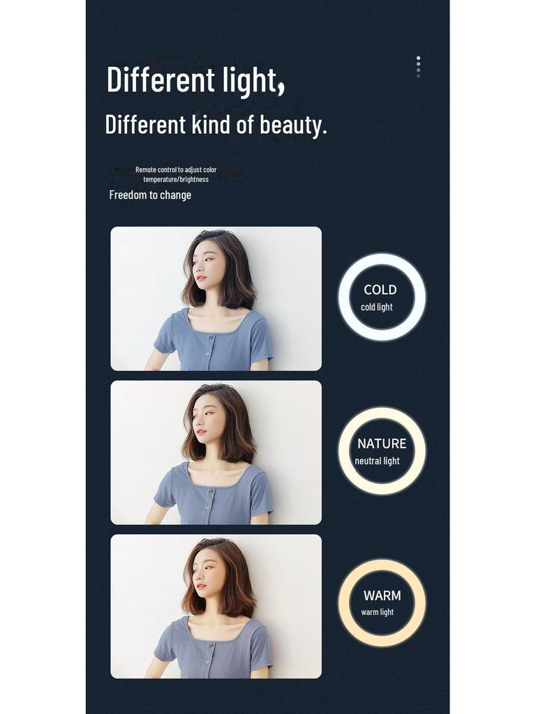 Portable Multi-Function Ring Light for Indoor Photography and Selfies