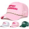 Unisex Tages-Trinkbuchstaben-Stickerei Baseball-Netzkappen Frühling Sommer Outdoor Verstellbare Lässige Hüte Hip Hop Hut Sonnenschutzhut