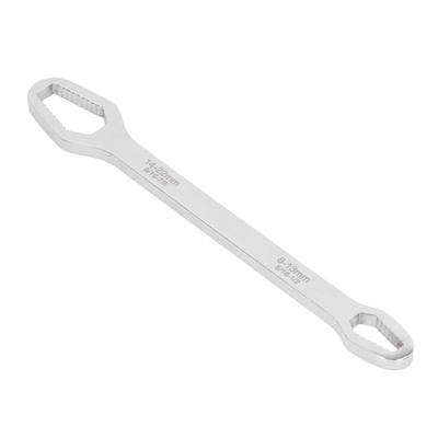 Oboustranný multifunkční univerzální klíč šetřící práci ocelový opravný nástroj 8mm T 270mm D 250g Bílý