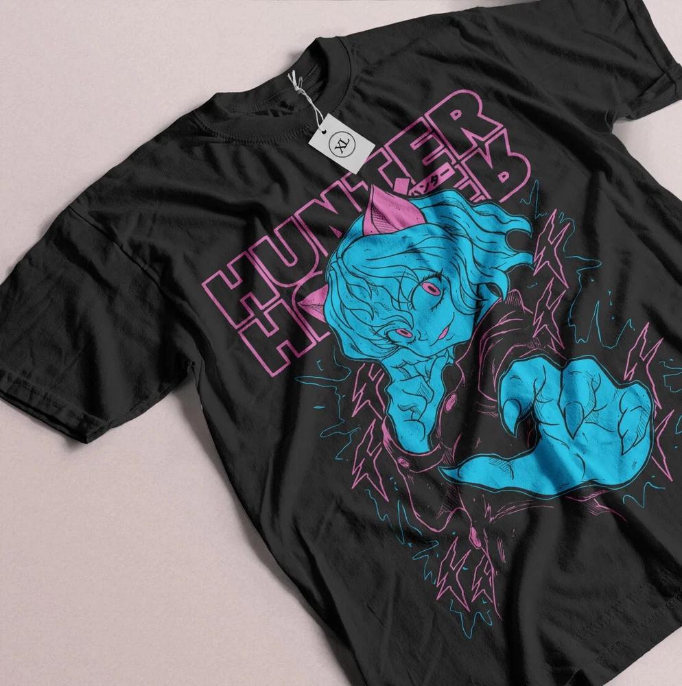 Hunter X Hunter Anime TShirt Hisoka Machi Komacine TShirt Black S