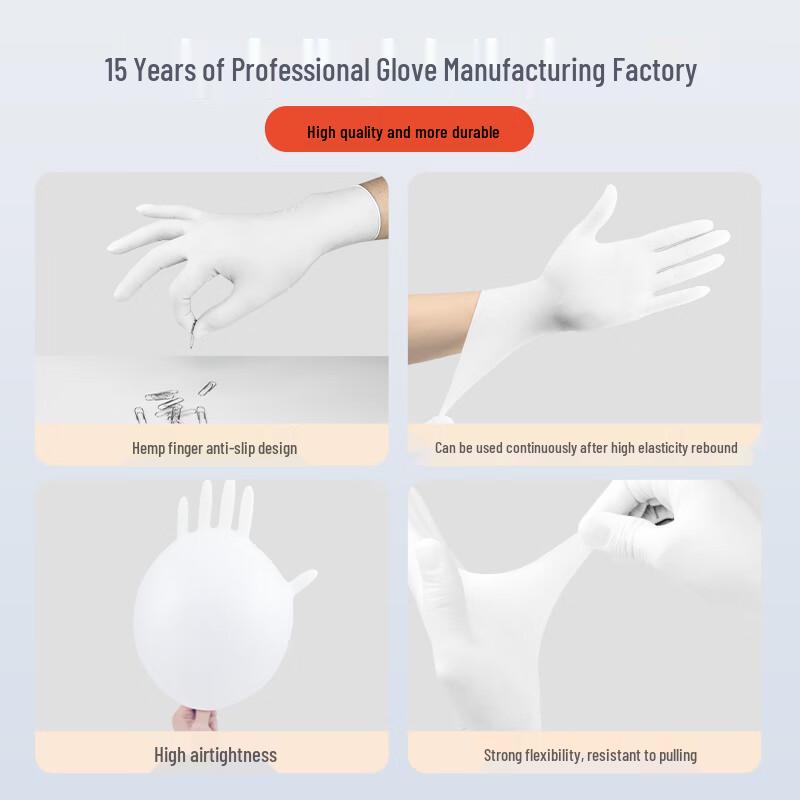 Jiazhanli Disposable Thickened Nitrile Gloves