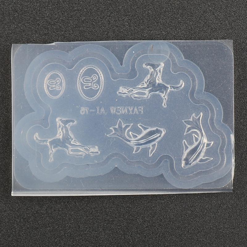 Forma do zdobienia paznokci 3D Silikonowa Kombinacja Forma Dekoracyjna Łuk do Zdobienia Paznokci Narzędzie do Tworzenia Zdobień Paznokci Silikonowy Szablon do Rzeźbienia Forma