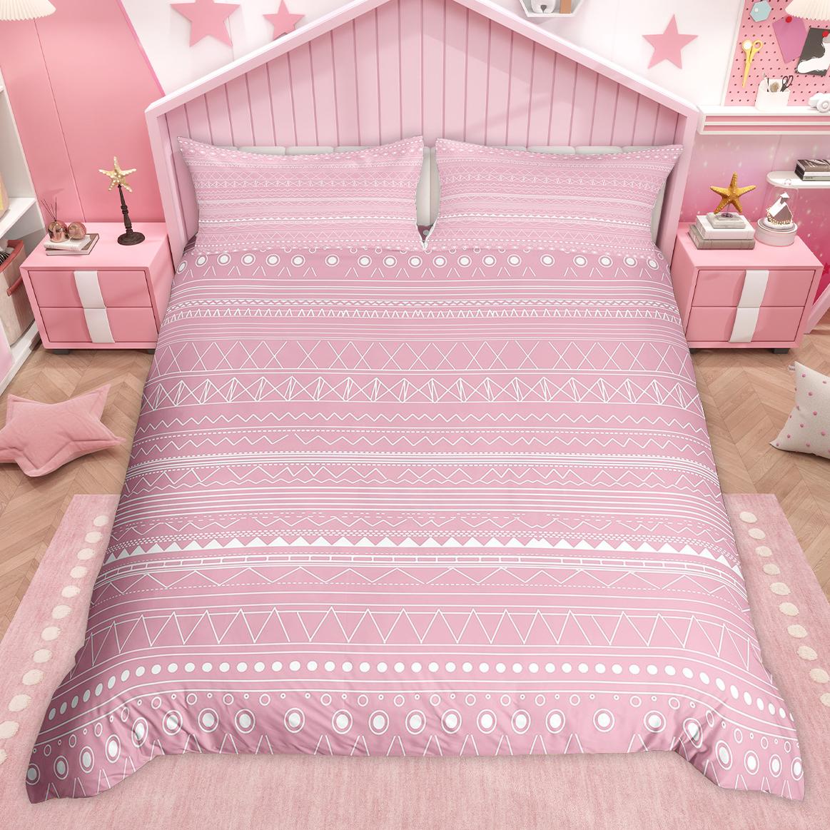 

Comforter Homewish Bohemian Aztec Tribal Geometric Set Hippie Rustic Farmhouse Bedding Set Comforter (quilt)-EU Single(135*200cm)3pcs
