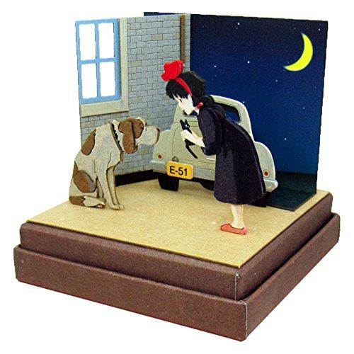Sankei Studio Ghibli Mini Kiki's Delivery Service - Old Dog Jefferson & Kiki Non-Scale Papercraft MP07-84