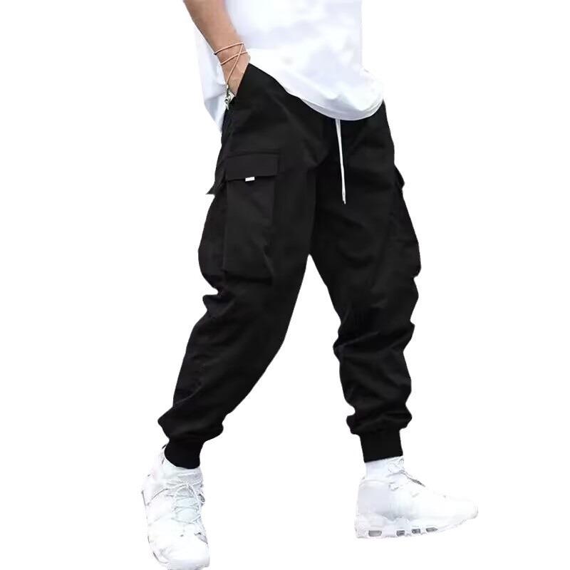 2025 Summer Men's American Retro Joggers: Casual, Loose, Sporty Work Pants