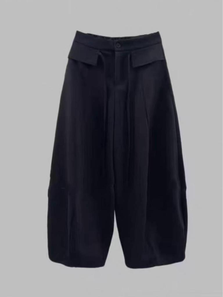 Pantaloni da Donna Stile Coreano Vita Alta Gamba Larga Curva Modellanti - Moda Primavera 2026 Pantaloni Lunghi Casual Versatili