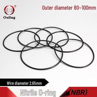 Oil & Wear Resistant Nitrile O-Ring Seal, 80-100mm ID X 2.65mm