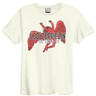 Led Zeppelin US Tour 77 (Ikar) Zesílené vintage bílé tričko