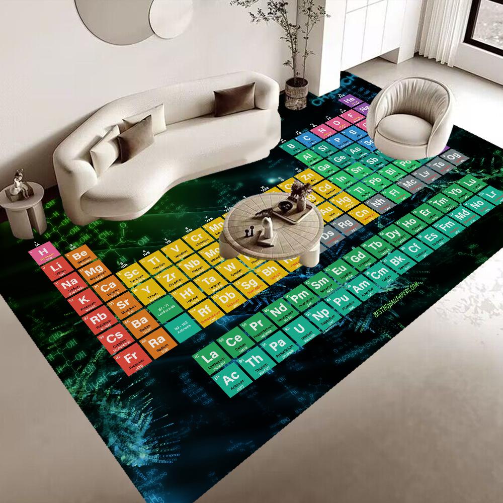 Układ Okresowy Pierwiastków Mata Łazienkowa Antypoślizgowa Wchłaniająca Wodę Długi Pasek Poduszka Mata do Sypialni Mata Dekoracyjna do Hotelu