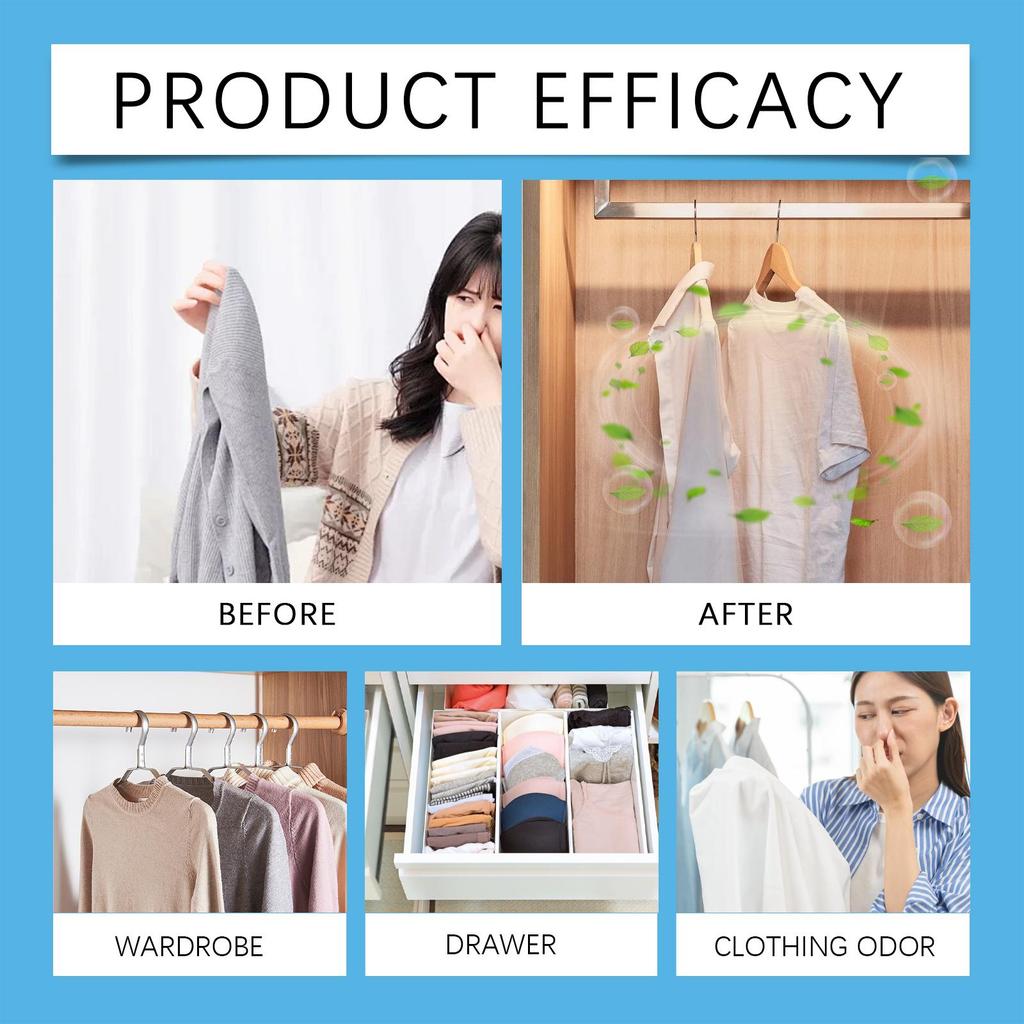 Jaysuing Fabric Refresher Spray, Portable Clothing Deodorant, Removes Clothing Odors, Clothing Deodorant, Removes Sweat Smell, Anti-Static Spray