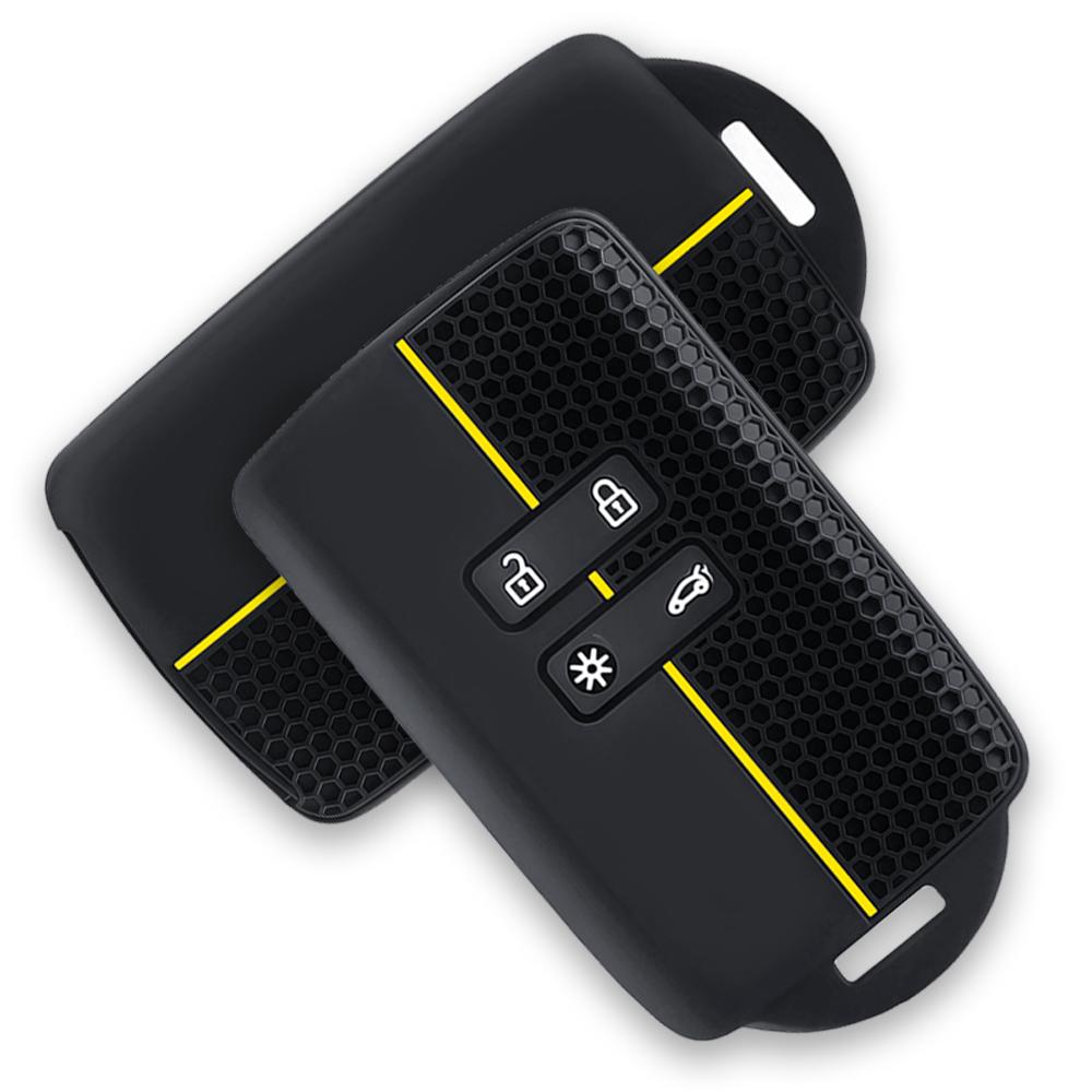 Silicone Smart Remote Control Car Key Case Cover Fob For Renault Captur Koleos Kadjar Arkana Megane Dacia Duster Sandero Stepway