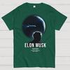 T-shirt d'été décontracté ample en coton Space X Elon Musk