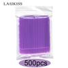 50 /100 /300 /500pcs Eyebrow Eyelash Brushes Eyelash Spoolies Mascara Wands Disposable Applicator For Eyelash Extension Makeup Tool
