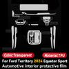 For Ford Territory 2024 Equator Sport Car Interior Center Console Screen TPU Protective Film Anti-scratch Film Accessories