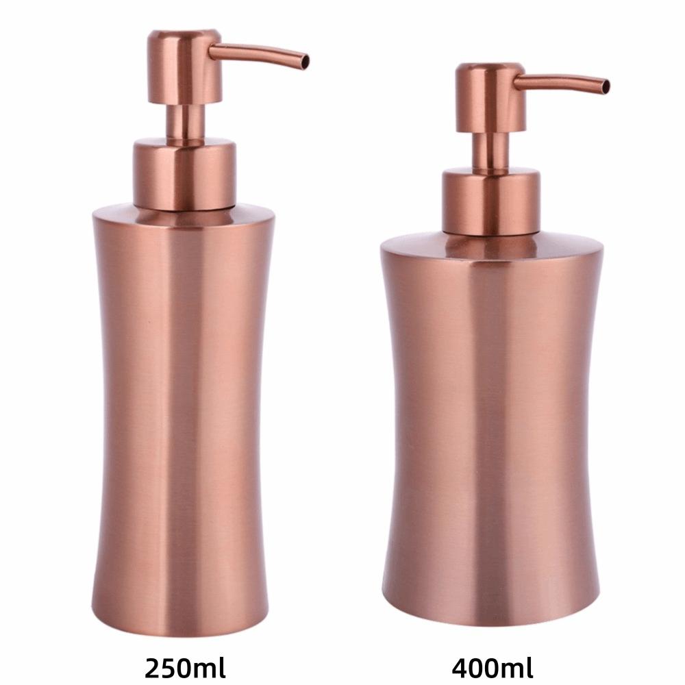 Rose Golden Soap Lotion Dispenser Liquid Dispenser  Bathroom Kitchen Sink Washroom Shower