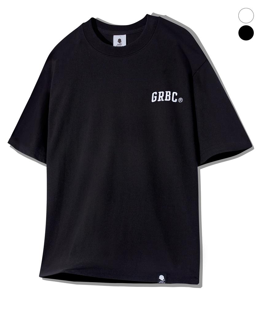 GHOST REPUBLIC Grbc Small Embroidered Oversized Short Sleeve T-Shirt 2 Colors Gt-341