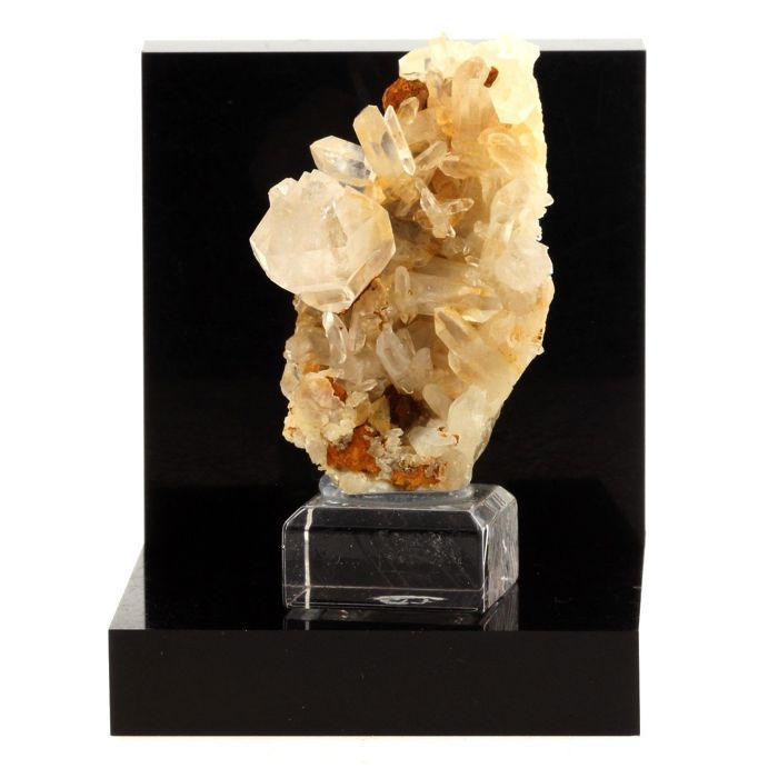 Quartz Sceptre + Sidérite 131.3 carats