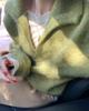 2025 Autumn/Winter Women's Wool Polo Collar Sweater, Korean Lapel Style, Versatile Solid Color Knitwear