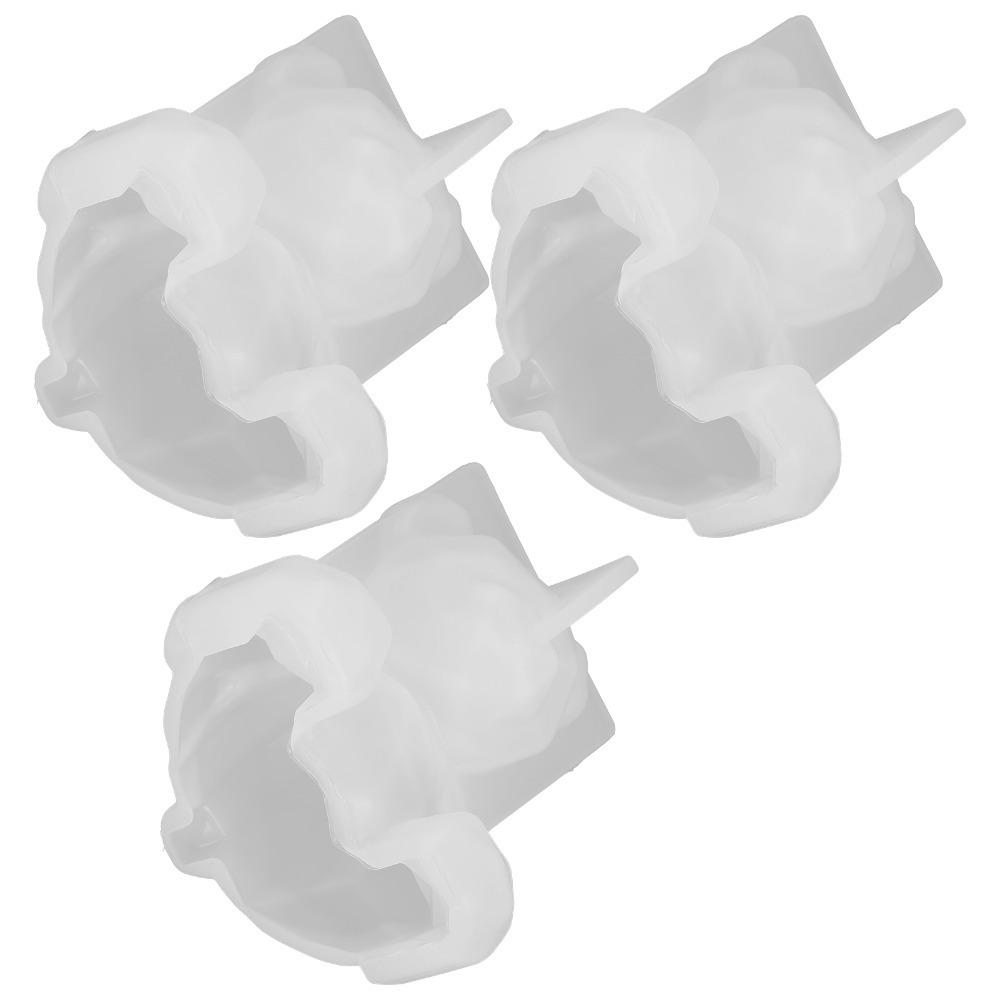 3pcs Cute Bear Bear Resin Mould Food-Grade Silicone Bear Candy Mould 3D Bear Mould  Candle Making