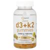 Vitamin D3 + K2 Gummy Jelly, Golden Passion Fruit, 120 Gummy Jelly Pieces