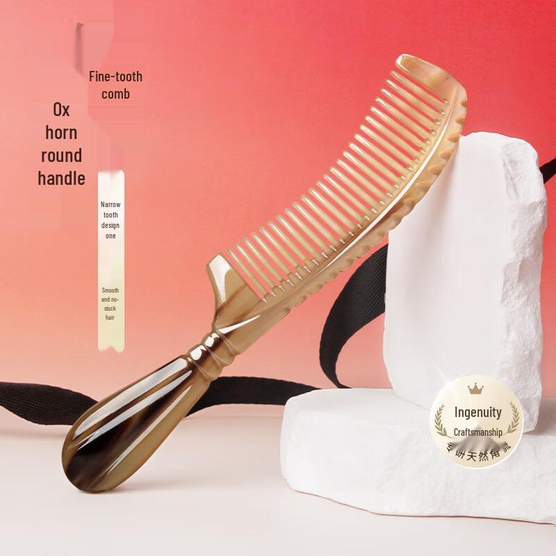 JEPPE Натуральный гребень для волос из рога быка