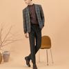 Bang Bang Men S One Pleat Ultra Warm Bonded pantS Black