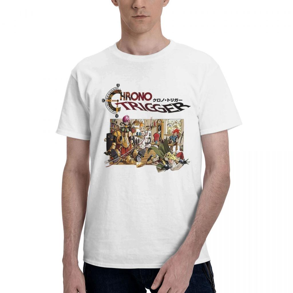 Chrono Trigger Video Game 100 Cotton Casual Breathable Confortable Manga Funny Ugus TShirts Funny Shirt