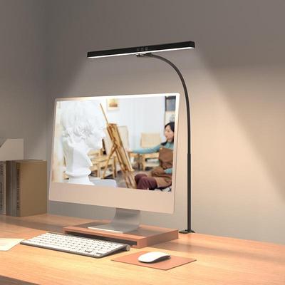 Gooseneck LED Desk Lamp with Eye Protection for Study and Work