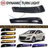 Side Mirror Flashing Light LED Dynamic Turn Signal Light Flowing Water Blinker For Hyundai Elantra GT Avante MK5 MD UD Veloster