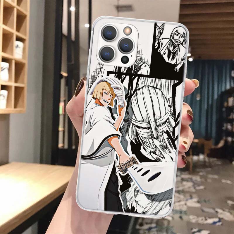 Bleach Shinji Hirako Soft Phone Case For iPhone 16 15 14 13 12 11 Pro Max X XR XS 7 Plus 8 + SE 16Max Pattern Customized Cover