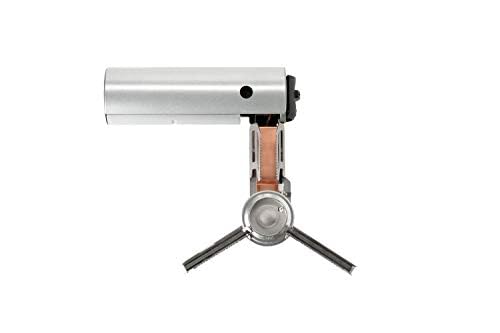 Snow Peak HOME & CAMP Burner (Silver, GS-600SL) - Compact Tabletop Gas Stove for Outdoor Camping and Cooking (Includes Sticker)