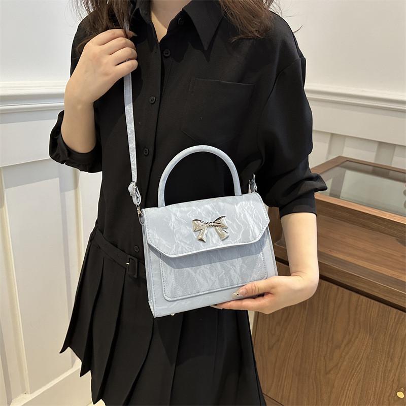 Stylish Butterfly Bow Shoulder Bag For Women 2024 Summer Korean Trendy Tote