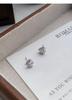 S999 Sterling Silver Zirconia Star & Heart Stud Earrings for Women and Girls - Elegant and Versatile