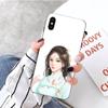 Hand Drawn Beautiful Characterss Phone Case For IPhone 14 13 12 11 XS X 8 7 6 Plus Mini Pro Max SE 2022 Soft Black Phone Cover