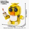 MOOXI FANF Horror Game Role Ducks Foxy Rabbit Bear MOC Bricks Model Kit DIY Diorama Children Toys Building Blocks Set Adult Gift