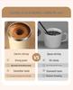 316 Automatic Magnetic Stirring Coffee and Milk Mixer Cup with Detachable Digital Display