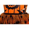 Halloween Bedrucktes Mesh-Kleid Kleid Hexenhut Pompon Dreiteiliges Set Mädchenkleid 936 Lieblingskleid für kleine Mädchen Kleider