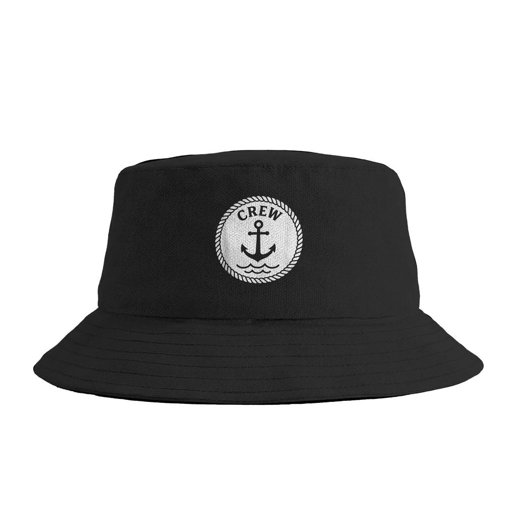 Matching Nautical Captain First Mate Bucket Hat For Couple FisherUnisex Hats Trendy Fishing Caps Portable Hip Hop Sunscreen Hats
