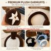 Faux Fur Plush Earmuffs Soft Ear Warmer Fashion Winter Earmuffs  for Women Men